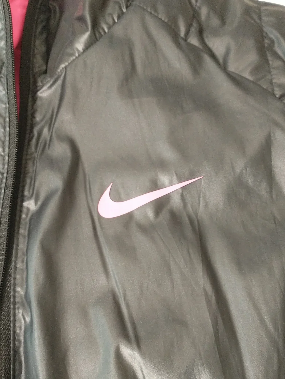 LIKE NEW Nike Reversible Ombre Insulated Golf Vest, Pink, White, Black, Size XS
